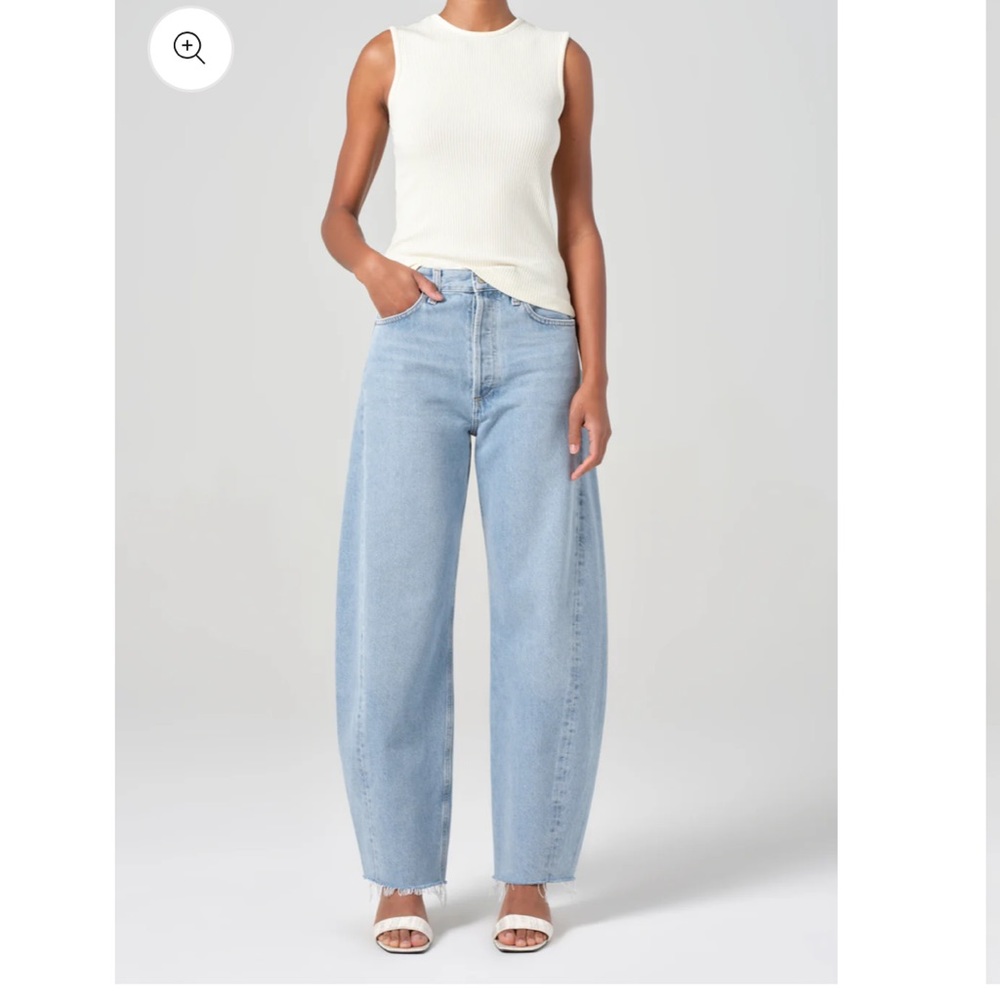 AGOLDE Luna High Rise Pieced Taper